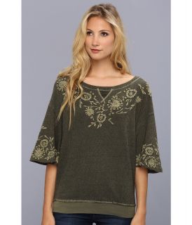 Free People Fairy Flare Pullover Womens Clothing (Green)