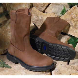 Wolverine Wellington 10in. Slip Resistant Steel Toe Boot   Size 14, Model#