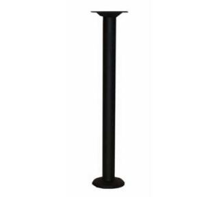 AAF Table Base w/ 3 in Column, Dining Height & Core Drilled, Black Textured Finish