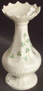 Belleek Pottery (Ireland) Shamrock (Miscellaneous Giftware) Vase, Fine China Din