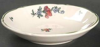 Villeroy & Boch Old Abbey Sprays Fruit/Dessert (Sauce) Bowl, Fine China Dinnerwa