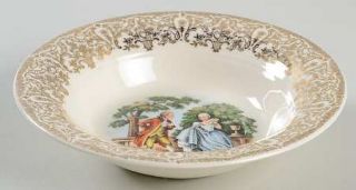 Sheffield Chantilly Rim Fruit/Dessert (Sauce) Bowl, Fine China Dinnerware   Fili