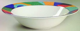 Victoria & Beale Accents 10 Round Vegetable Bowl, Fine China Dinnerware   Multi