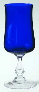 Fostoria Distinction Cobalt Blue Wine Glass   Stem #6125, Cobalt Bl Bowl