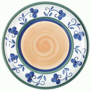 Mikasa Firenze (Stoneware) Dinner Plate, Fine China Dinnerware   Handcrafted,Blu