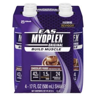 EAS Myoplex Original Chcolate Fudge Protein Shake   4 pack (17oz each)