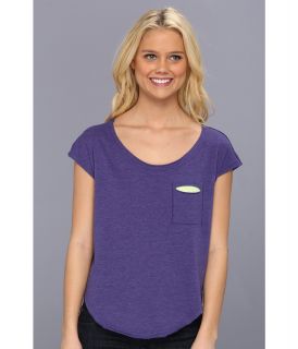 DC Low Tide Top Womens Short Sleeve Pullover (Purple)