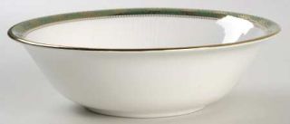 Paragon Elgin (Green & Gold) Coupe Cereal Bowl, Fine China Dinnerware   Green &