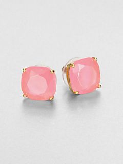 Kate Spade New York Squared Stud Earrings   Pink