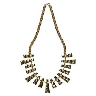 Womens Fashion Statement Necklace   Gold(18)