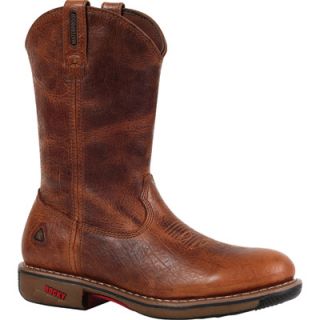 Rocky Ride 11In. Waterproof Western Boot   Palomino, Size 13 Wide, Model# 4181