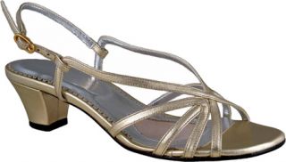 Womens Mark Lemp Classics Leash   Gold Nappa Casual Shoes