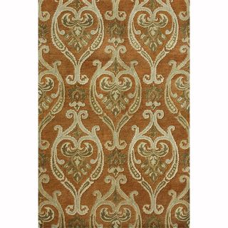 Hand tufted Ferring Spice Wool Rug (36 X 56)