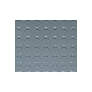 G Floor Garage/Shop Floor Coverings   8ft. x 22ft., Coin Design, Slate Gray,