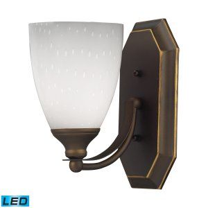 ELK Lighting ELK 570 1B WH LED Vanity 1 Light