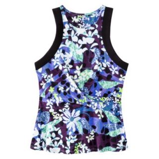 Peter Pilotto for Target Tank  Purple Floral Print XL