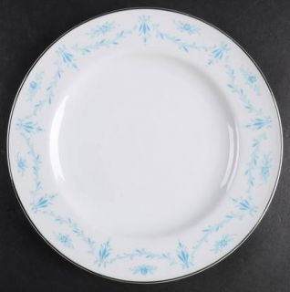 Franconia   Krautheim Concerto Salad Plate, Fine China Dinnerware   Platinum Tri