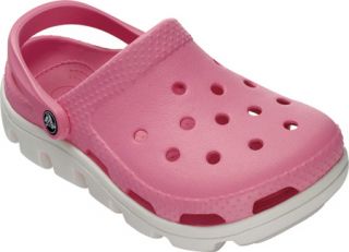 Childrens Crocs Duet Sport Clog   Pink Lemonade/Oyster Casual Shoes