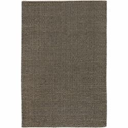 Hand woven Mandara Black Rug (2 X 3) (Black, ivoryPattern GeometricTip We recommend the use of a  non skid pad to keep the rug in place on smooth surfaces. All rug sizes are approximate. Due to the difference of monitor colors, some rug colors may vary 