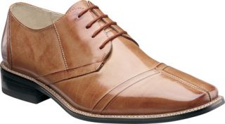 Mens Stacy Adams Rochester 24849   Tan Buffalo Leather Lace Up Shoes