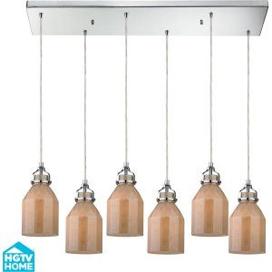 ELK Lighting ELK 46029 6RC Danica 6 Light Chandelier