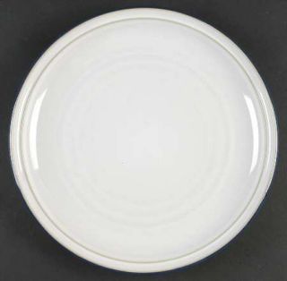 Noritake Aquarius 12 Chop Plate/Round Platter, Fine China Dinnerware   Tan Band