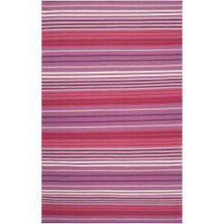 Country Living Hand woven Purple High Kite Wool Rug (36 X 56)
