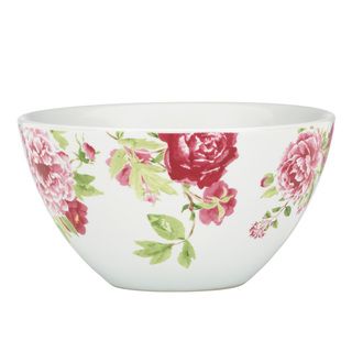Kathy Ireland Home Blossoming Rose Fruit Bowl By Gorham