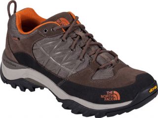 Mens The North Face Storm WP   Shroom Brown/Burnt Orange Trail Shoes