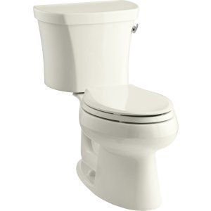 Kohler K 3948 RA 96 WELLWORTH Elongated 1.28 gpf Toilet, 14 In. Rough In, Right 