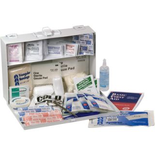 Medique 25 Person First Aid Kit   Metal Case, Meets ANSI Standards, Model#