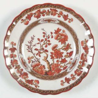 Spode Indian Tree Orange/Rust Small Bread & Butter Plate, Fine China Dinnerware