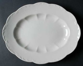 J & G Meakin Sterling Colonial 13 Oval Serving Platter, Fine China Dinnerware  