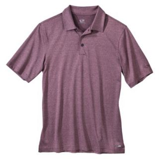 C9 by Champion Mens Golf Polo   Cabernet Red Heather S