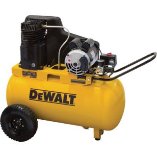 DEWALT Electric Air Compressor   1.9 HP, 20 Gallon Horizontal Tank, Model#