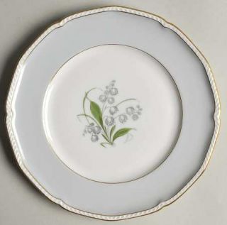 Royal Tettau Romance Salad Plate, Fine China Dinnerware   Lily Of The Valley, Gr