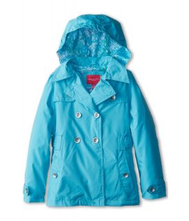 London Fog Kids L114A33 Belted Trench Girls Coat (Blue)