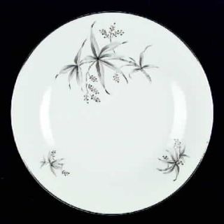 Hertel Jacob Hej14 Dinner Plate, Fine China Dinnerware   Gray Leaves         Pla