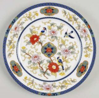 Tabletops Unlimited Canton Salad Plate, Fine China Dinnerware   Floral,Vines,Bir