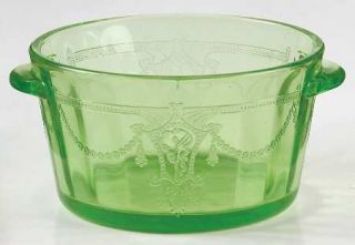 Anchor Hocking Cameo Green Butter Tub   Green, Depression Glass