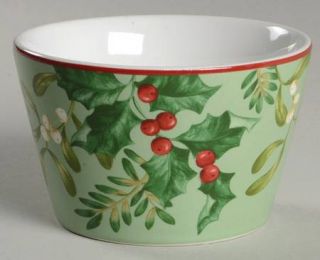 222 Fifth (PTS) Christmas Foliage Individual Appetizer Bowl, Fine China Dinnerwa