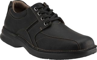 Mens Clarks Northfield   Black Oily Leather Lace Up Shoes