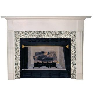 Agee Woodworks Milano Wood Fireplace Mantel Surround Multicolor   MORGAN4940OAK