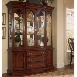 American Drew Cherry Grove Canted China Cabinet Multicolor   ADL1021