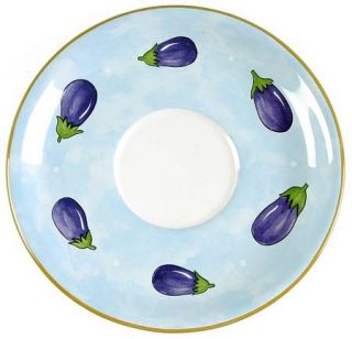 Essex Collection Bois DArc/Tutti Fruiti Saucer for Flat Cup, Fine China Dinnerw