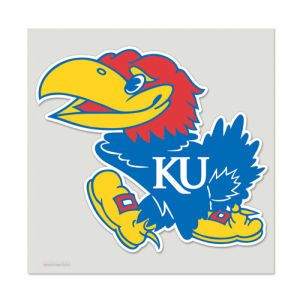 Kansas Jayhawks Wincraft Die Cut Color Decal 8in X 8in