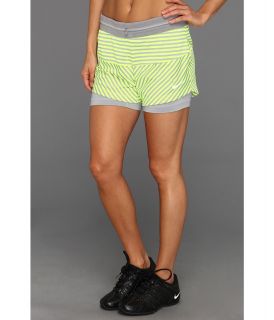 Nike Icon Knit 2 In 1 Short Womens Shorts (Yellow)