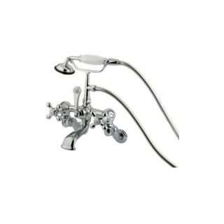Elements of Design DT4581AX St. Louis Wall Mount Clawfoot Tub Filler With Hand S