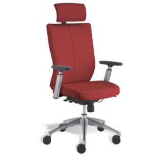 Jesper Office Modern Office Leather Executive Chair X5289 Finish Red