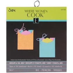 Sizzix Bigz Die By Where Women Cook 5.5 X6  Mini Envelope and Tag (5 1/2x6x5/8 inches. Imported. )